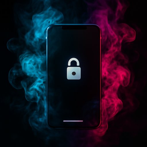 8KBD লক আইকনসহ নিরাপদ লগইন স্ক্রিন